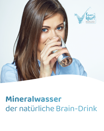 Broschüre „Mineralwasser. Der natürliche Brain-Drink”