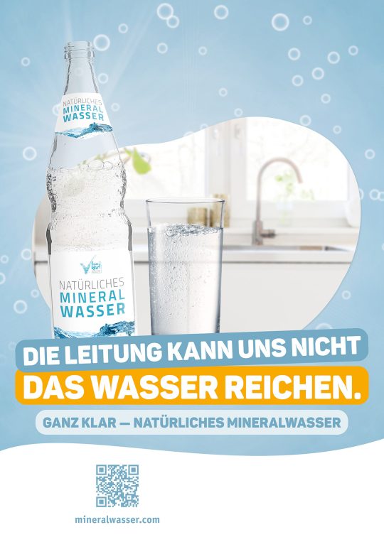 Die Leitung kann uns nicht das Wasser reichen