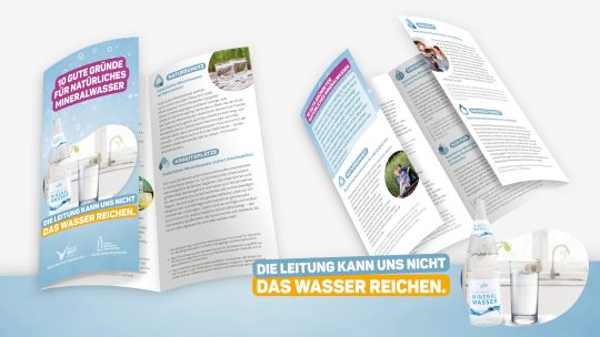 Flyer für den Weltwassertag 2021