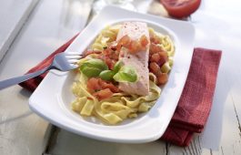 Pasta mit Lachs